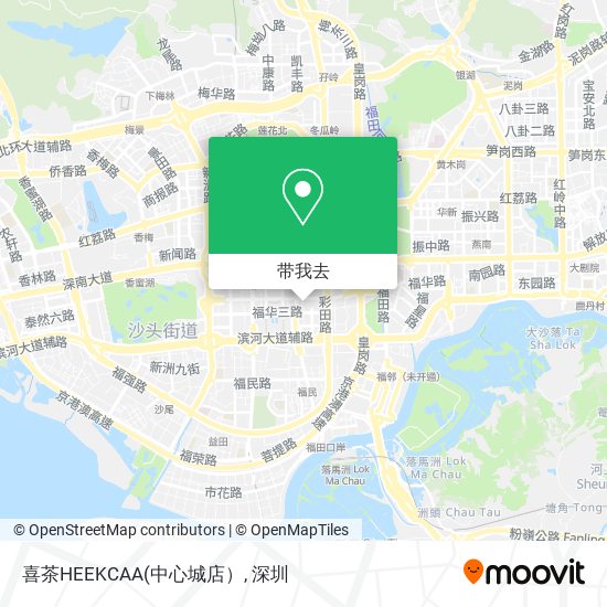 喜茶HEEKCAA地图