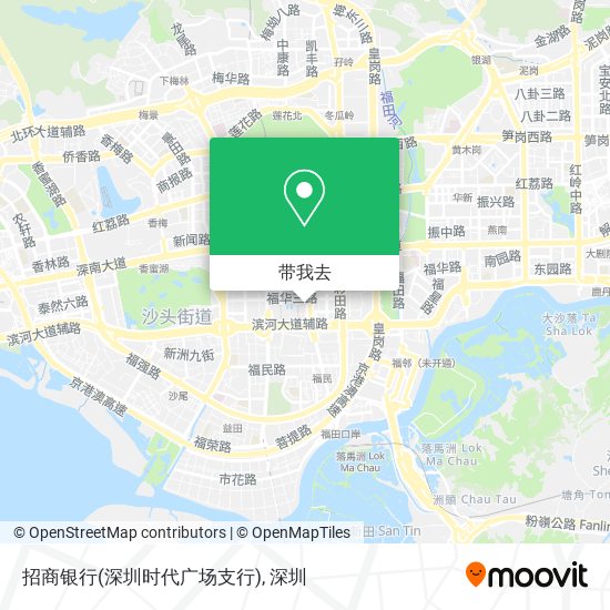 招商银行(深圳时代广场支行)地图