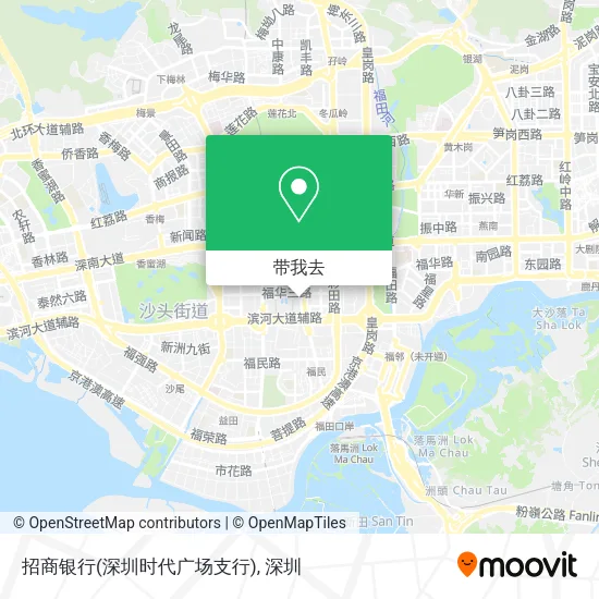 招商银行(深圳时代广场支行)地图