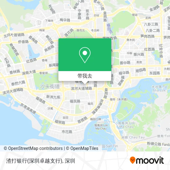 渣打银行(深圳卓越支行)地图