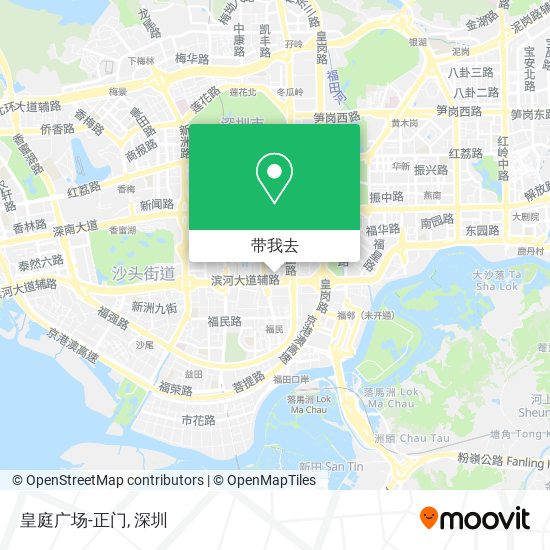 皇庭广场-正门地图