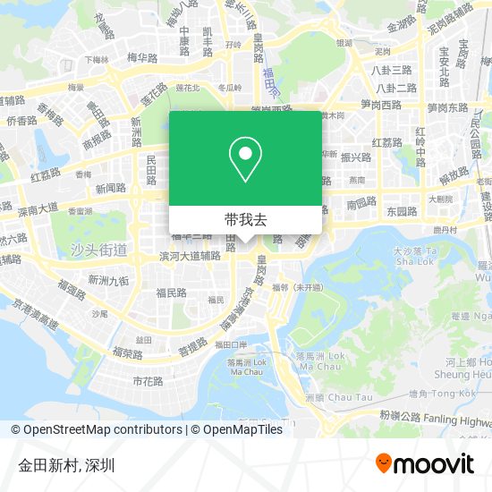 金田新村地图
