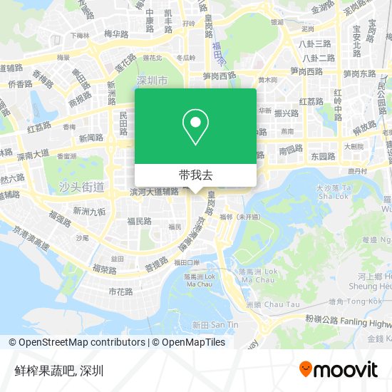 鲜榨果蔬吧地图