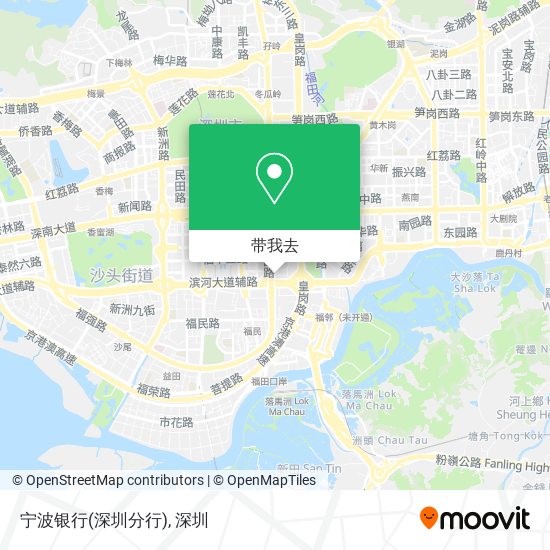 宁波银行(深圳分行)地图