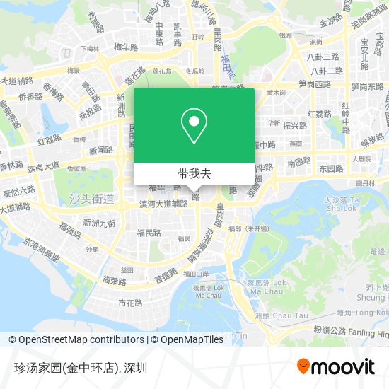 珍汤家园(金中环店)地图