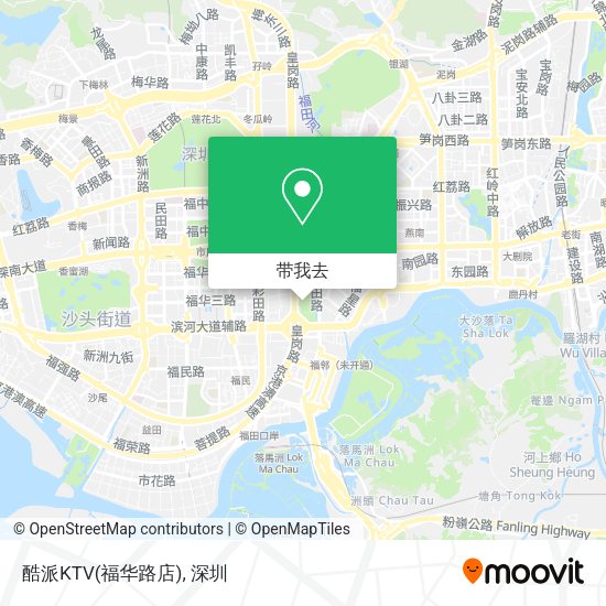 酷派KTV(福华路店)地图