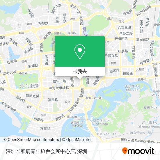 深圳长颈鹿青年旅舍会展中心店地图
