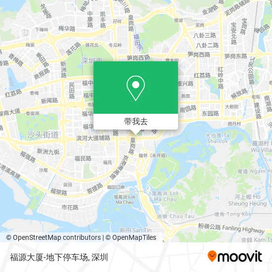 福源大厦-地下停车场地图