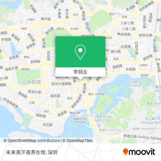 未来美汗蒸养生馆地图