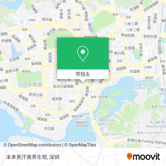 未来美汗蒸养生馆地图