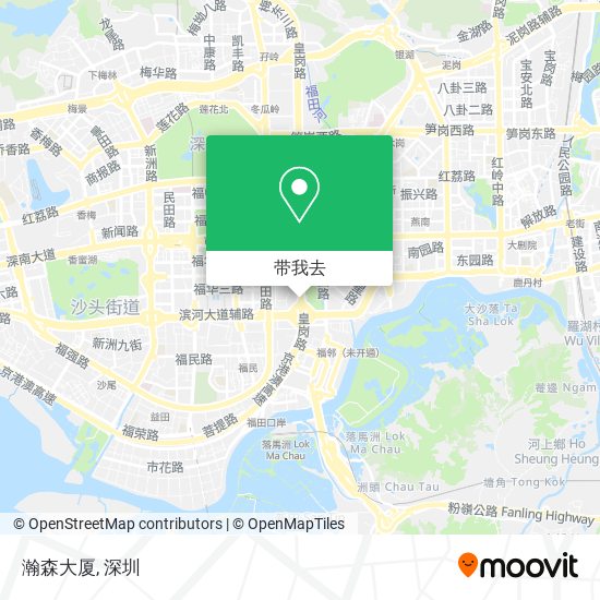 瀚森大厦地图