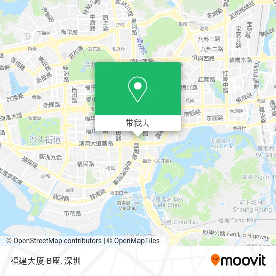 福建大厦-B座地图