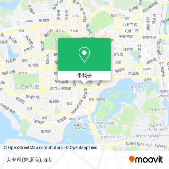 大卡司(岗厦店)地图