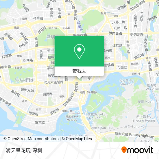 满天星花店地图