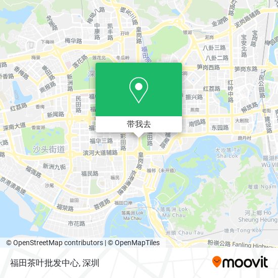 福田茶叶批发中心地图