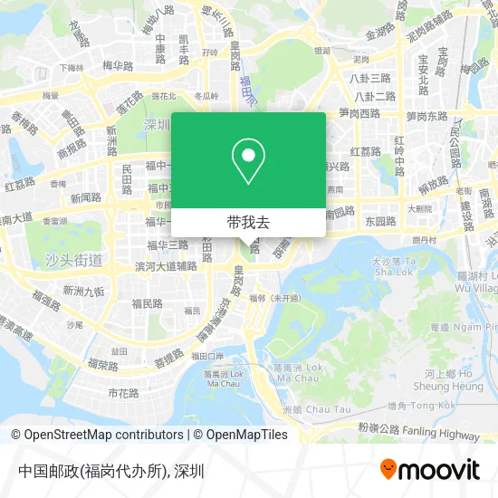 中国邮政(福岗代办所)地图