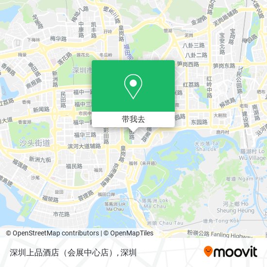 深圳上品酒店（会展中心店）地图