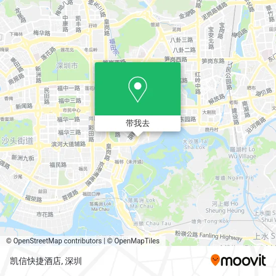 凯信快捷酒店地图