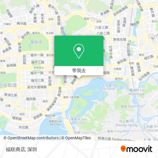 福联商店地图