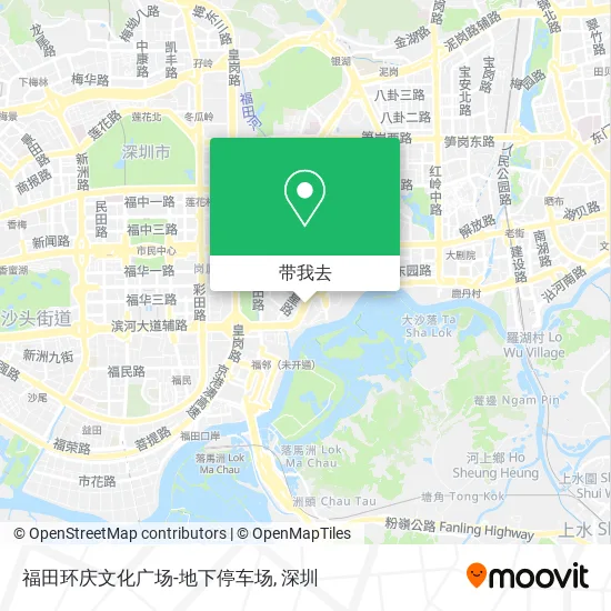 福田环庆文化广场-地下停车场地图