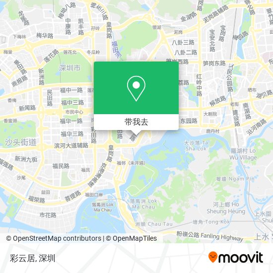 彩云居地图
