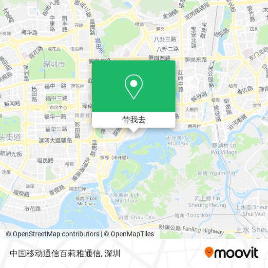 中国移动通信百莉雅通信地图