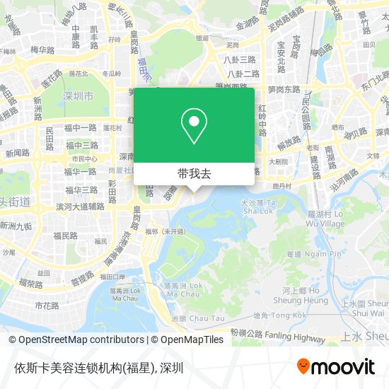 依斯卡美容连锁机构(福星)地图