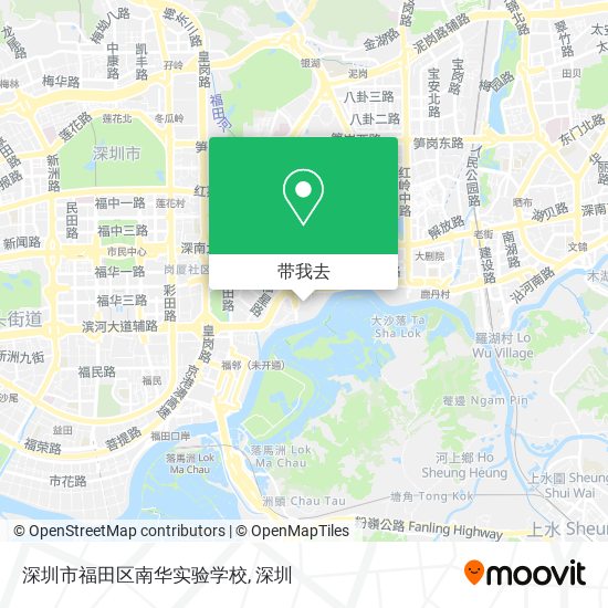 深圳市福田区南华实验学校地图
