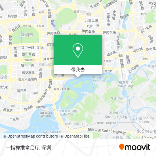 十指禅推拿足疗地图