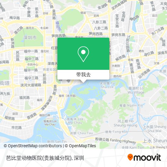 芭比堂动物医院(贵族城分院)地图