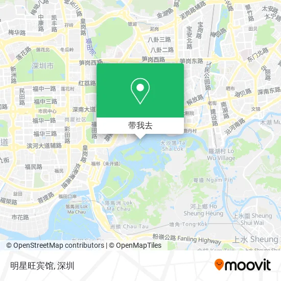 明星旺宾馆地图
