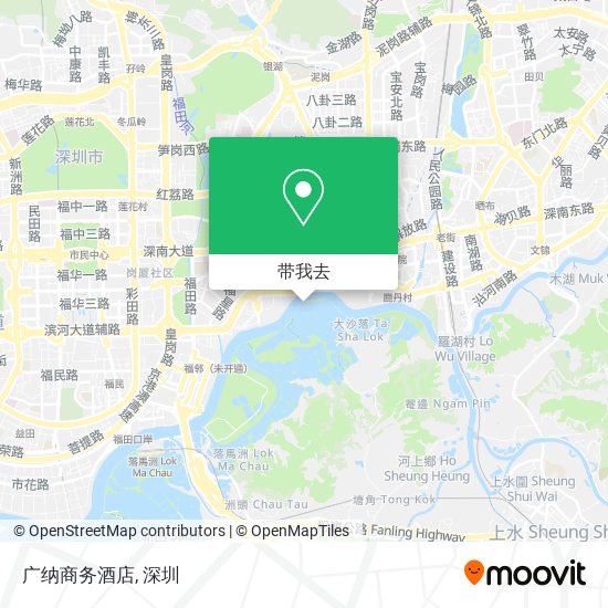 广纳商务酒店地图