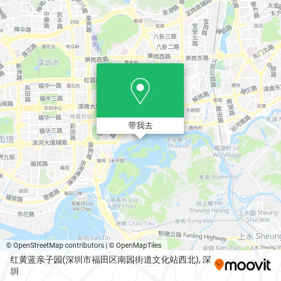 红黄蓝亲子园(深圳市福田区南园街道文化站西北)地图