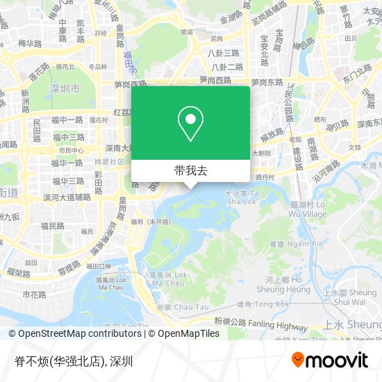 脊不烦(华强北店)地图