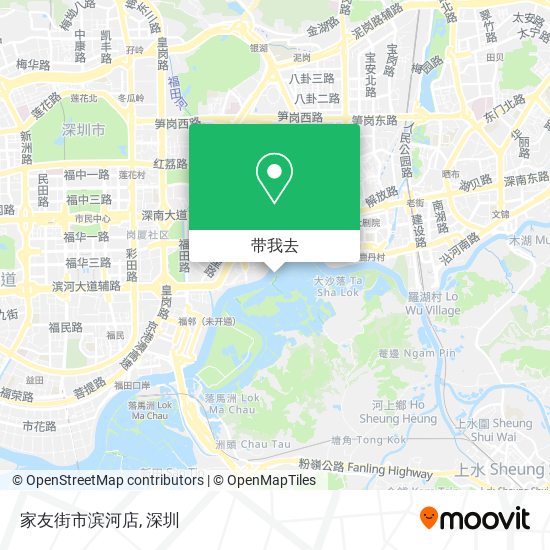 家友街市滨河店地图