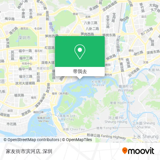 家友街市滨河店地图