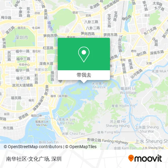 南华社区-文化广场地图