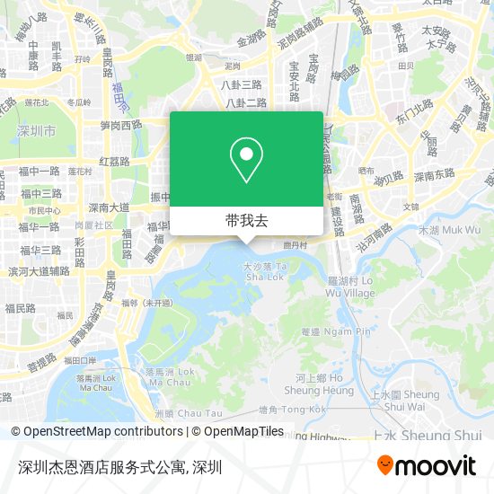 深圳杰恩酒店服务式公寓地图