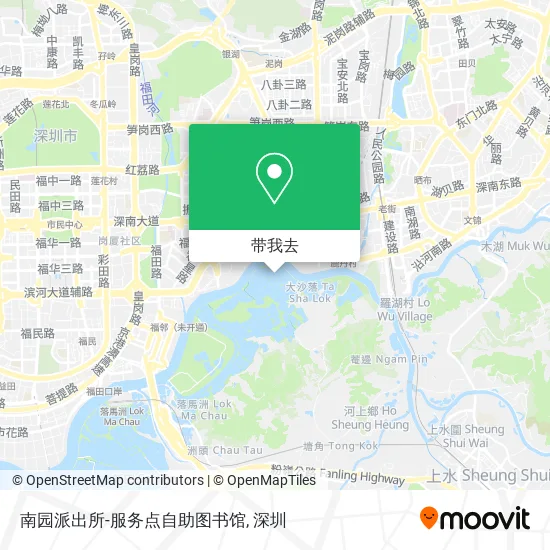 南园派出所-服务点自助图书馆地图