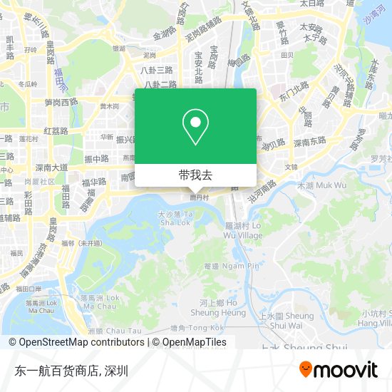 东一航百货商店地图