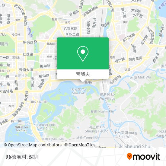 顺德渔村地图