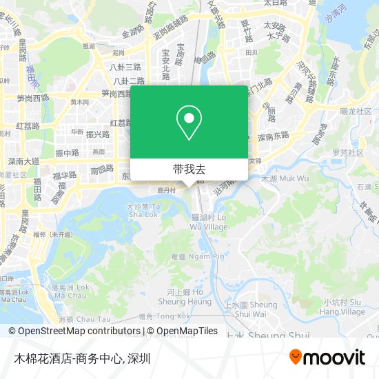 木棉花酒店-商务中心地图