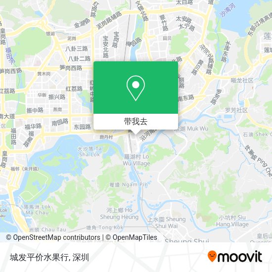 城发平价水果行地图