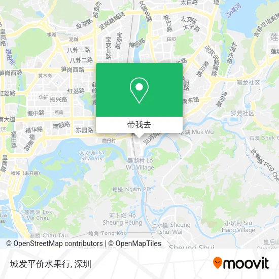 城发平价水果行地图