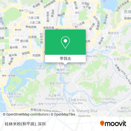 桂林米粉(和平路)地图
