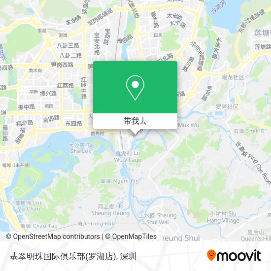 翡翠明珠国际俱乐部(罗湖店)地图