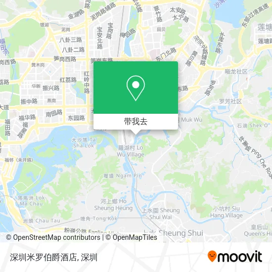 深圳米罗伯爵酒店地图