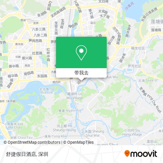舒捷假日酒店地图