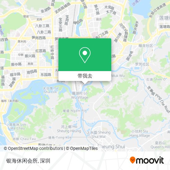 银海休闲会所地图