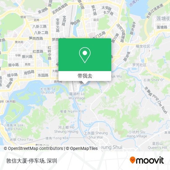 敦信大厦-停车场地图
